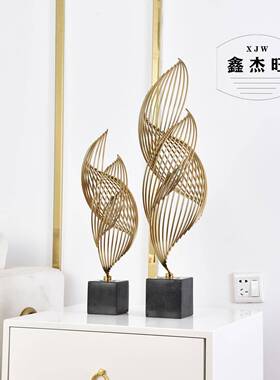 创意电视柜摆现件代厅玄关酒柜金属工艺IQV术品家品居装饰摆客设