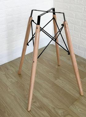 约铁架桌腿餐桌木质简桌架架铁线CPI桌脚架子支支腿架脚架榉木桌