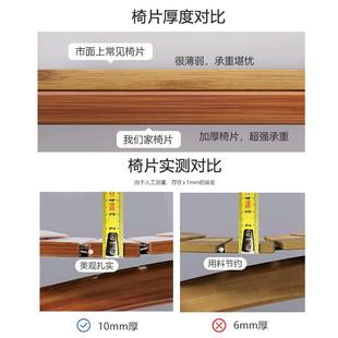L睡$H竹躺椅老人椅子靠背折叠2023 午竹躺椅休晒椅太阳竹椅午