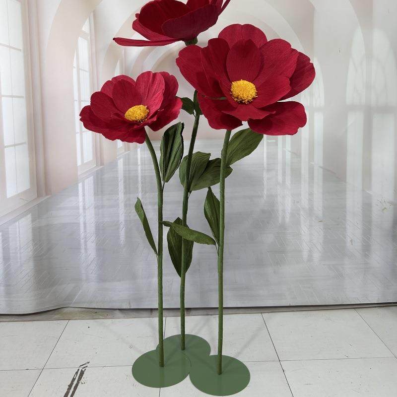 纸艺茶婚庆道具装饰山茶花花花礼堂场景婚摆山件求婚拍照大型皱纹,节庆用品/礼品,陪嫁用品套装,淘宝优惠券,粉丝福利购,淘宝优惠卷