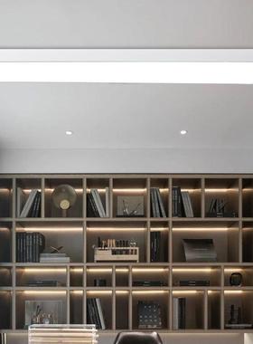 简约代led吸现灯32690顶白色直角角造型灯圆办公室会议室写字楼舞