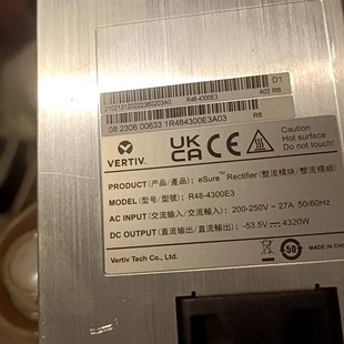 艾默生R48一4300E3成色如图包好单个200元 共计2台