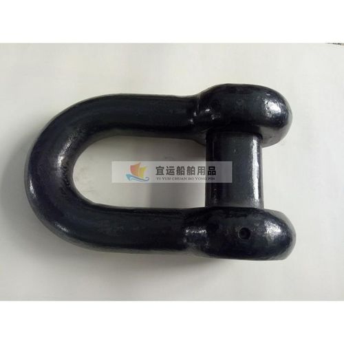 锻打船用锚卸扣锚链卸扣末端卸扣高强度链条配件铁链备件D型U型