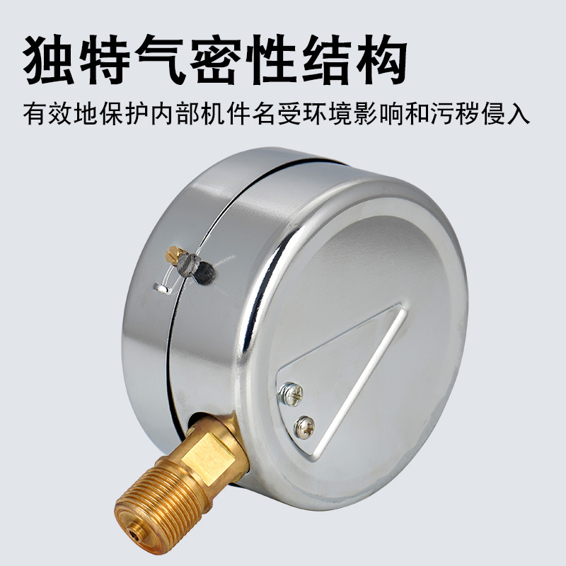 微压低压膜盒压力表YE100正负压管道燃气/10/1//kp