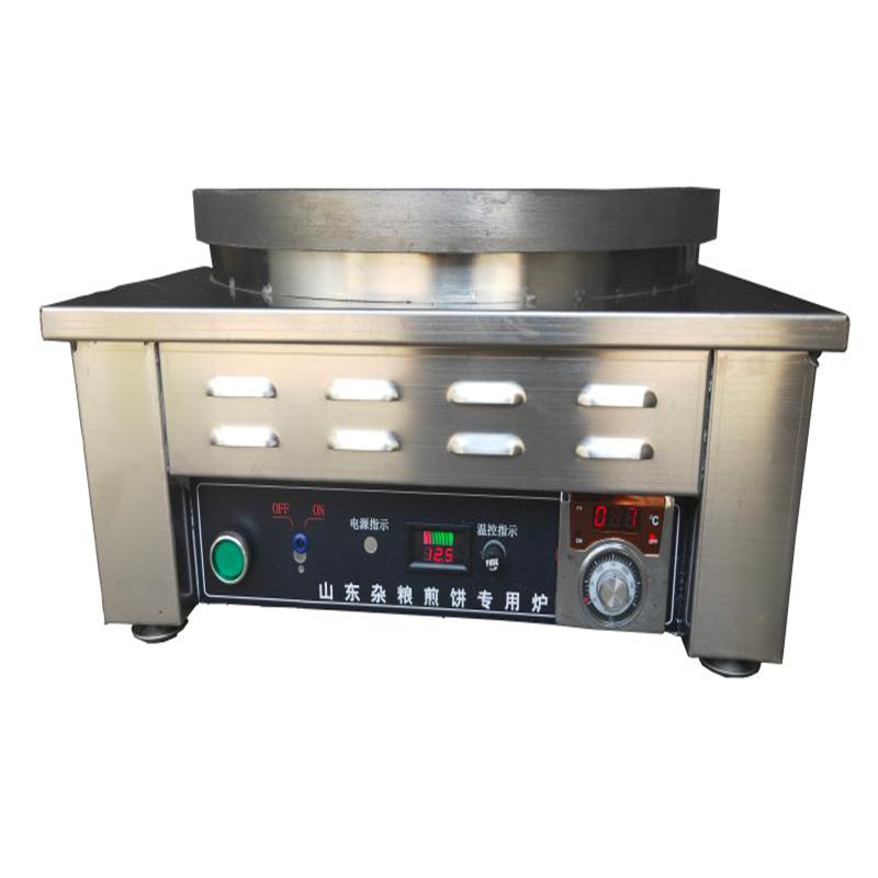 燃气恒温商用煎饼炉自动控温杂粮煎饼机煎饼果子炉煎饼锅摆摊鏊子
