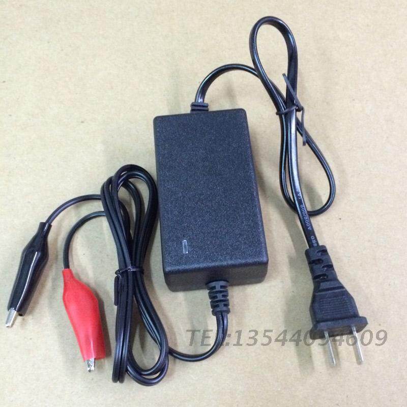 汉韬12V铅酸蓄电池12V7AH9AH气模童车电瓶智能夹子充电器13.8v1A
