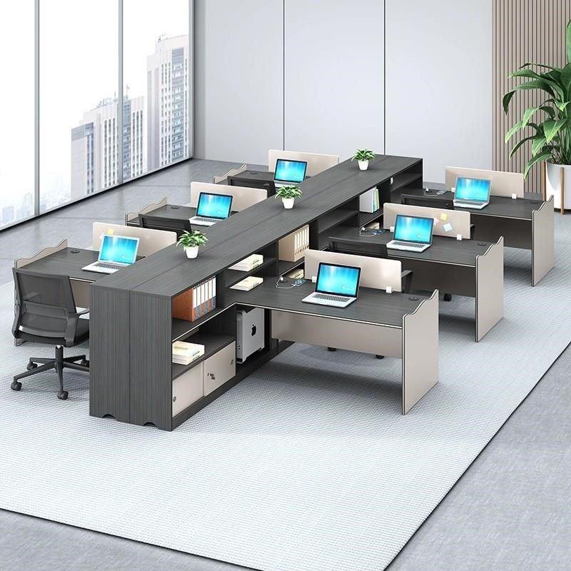 办公桌椅组合简约现代办公室桌子员工桌职员财务双人办公桌工位