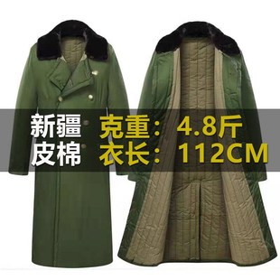 老款军棉大衣男加厚长款东北军绿色大棉袄冷库保安劳保工作服棉服