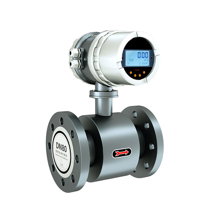 智能电磁流量计污水分体式一体式管道式电极防腐高精度兰申转换器