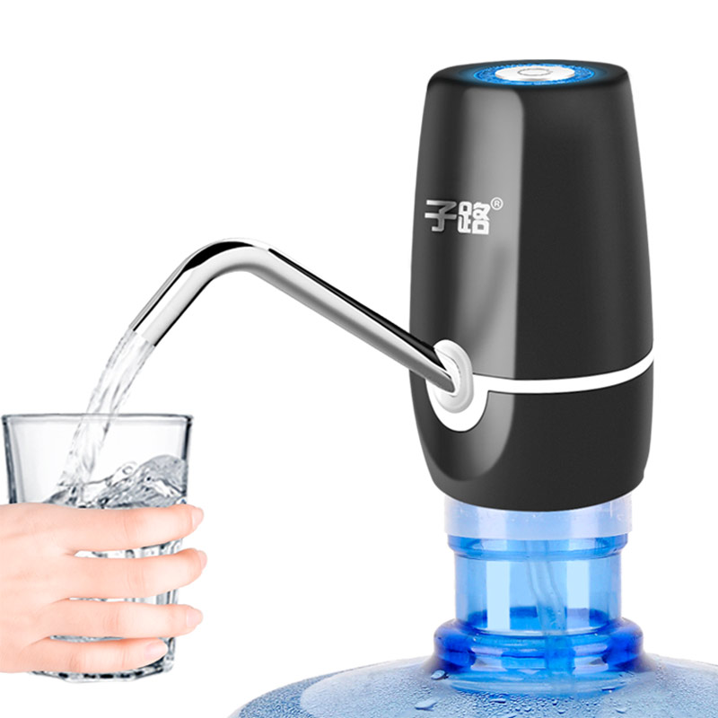 子路桶装水抽水器矿泉饮水机出水电动纯净水桶按压水器自动上水泵