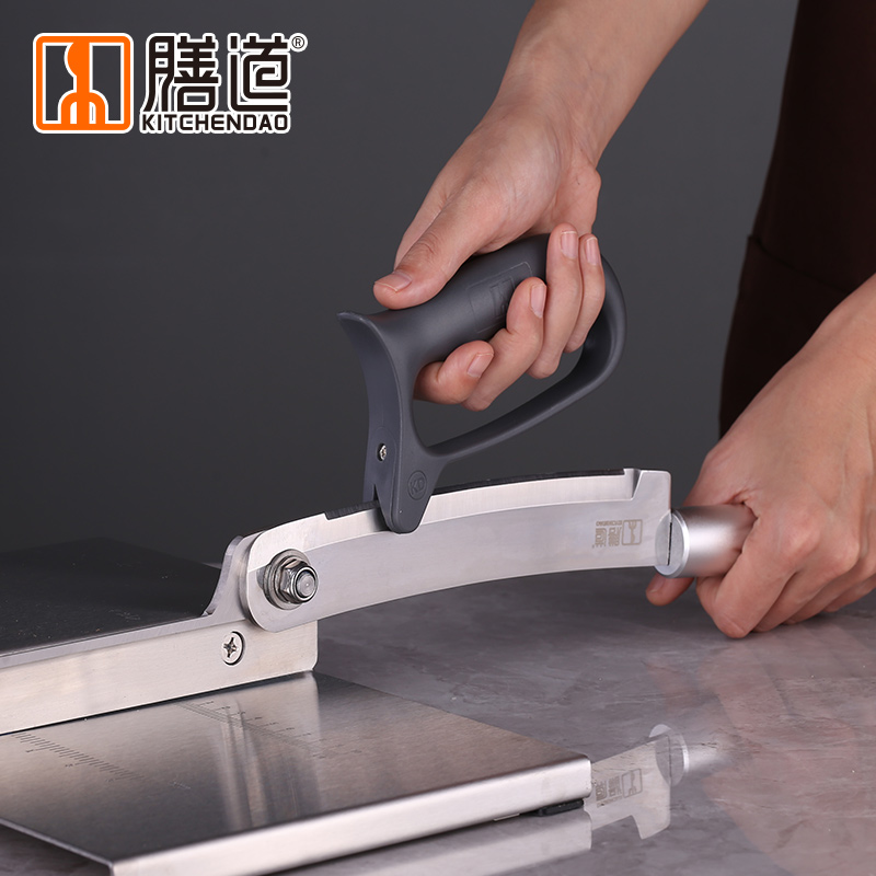 膳道铡刀钨钢磨刀器家用小型手动闸刀切片机刀片手持磨刀工具