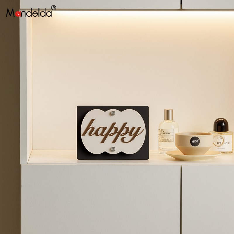 满得达家居办公室治愈情绪摆件客厅玄关桌面工位简约创意装饰品