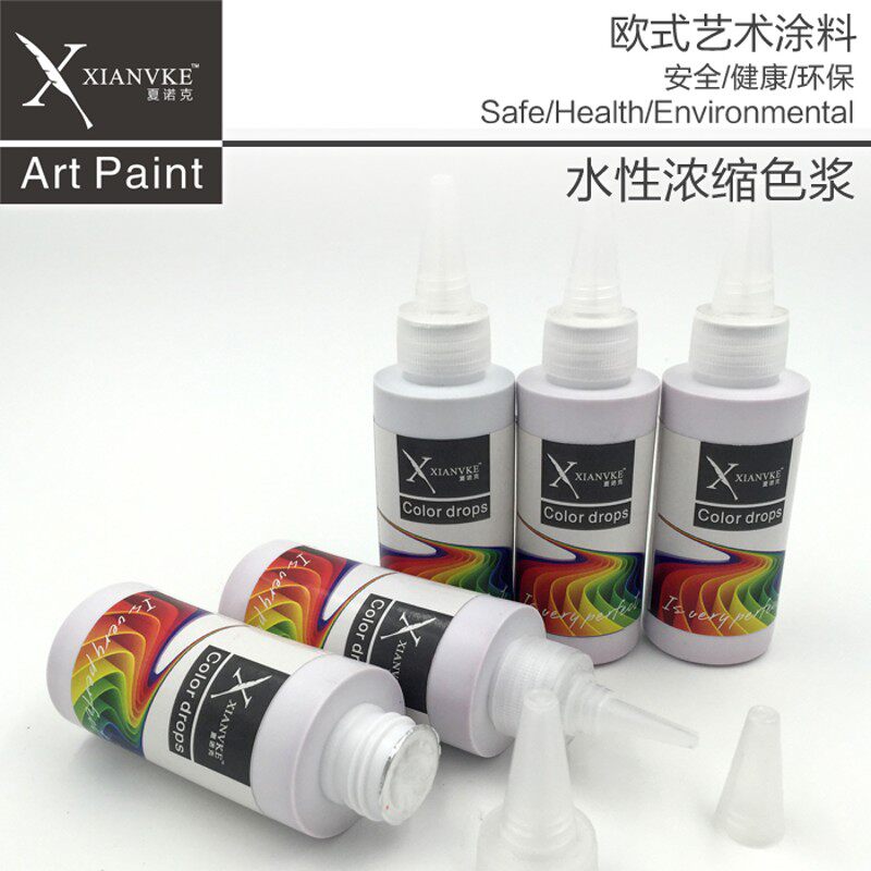夏诺克水性环保涂料色浆通用色浆浓缩色浆艺术漆色浆硅藻泥色浆