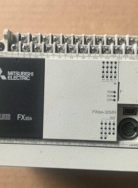PLC-FX3SA-30MR-CM 实物拍摄 少盖子 不
