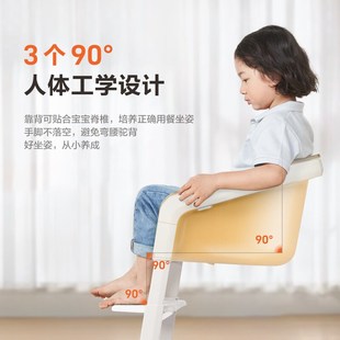 两只兔子魔法成长椅餐椅宝宝婴儿学坐椅多功能调节家用吃饭可冲洗