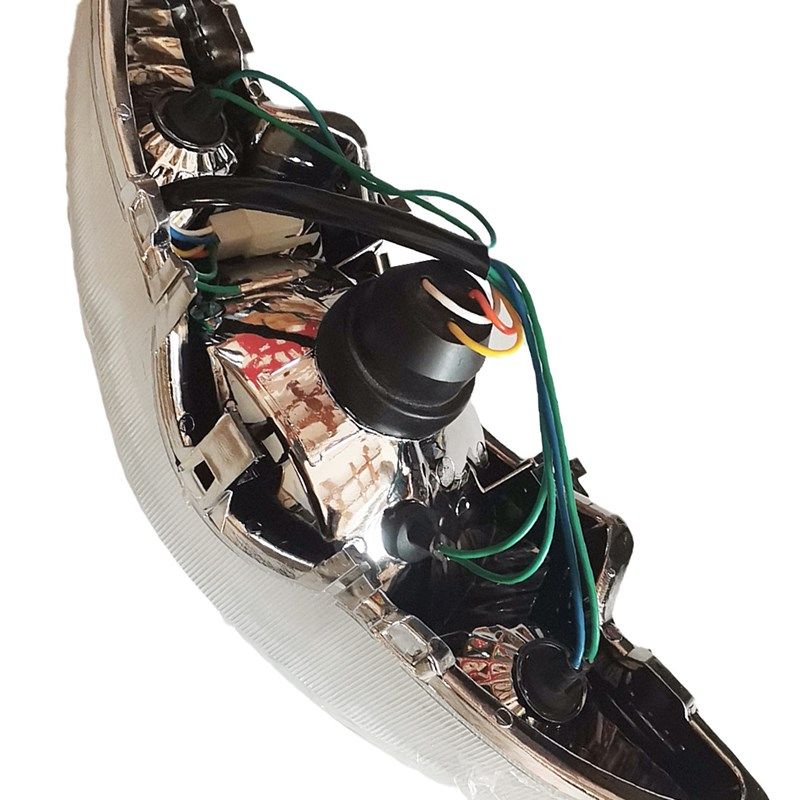 通用弯梁摩托车宗申大阳110钱江泰本钿前大灯总成前照灯改装配件