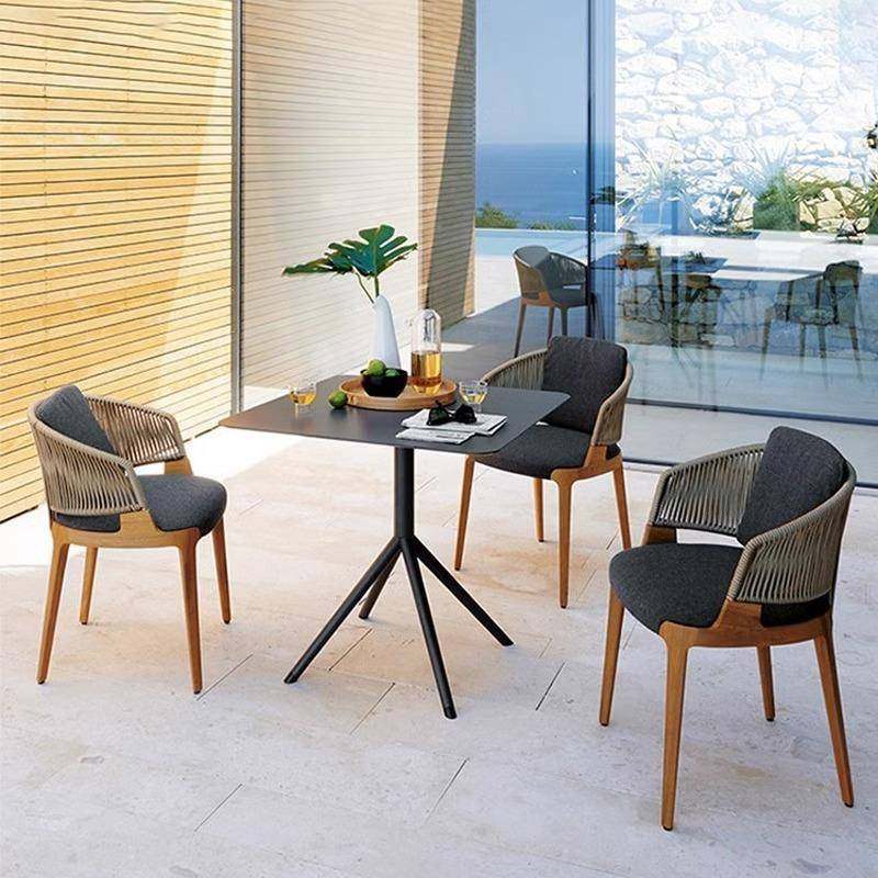 户外阳台庭院藤编桌椅办公楼接待室组合露天餐厅休闲实木小摆椅,3C数码配件,其它配件,淘宝优惠券,粉丝福利购,淘宝优惠卷