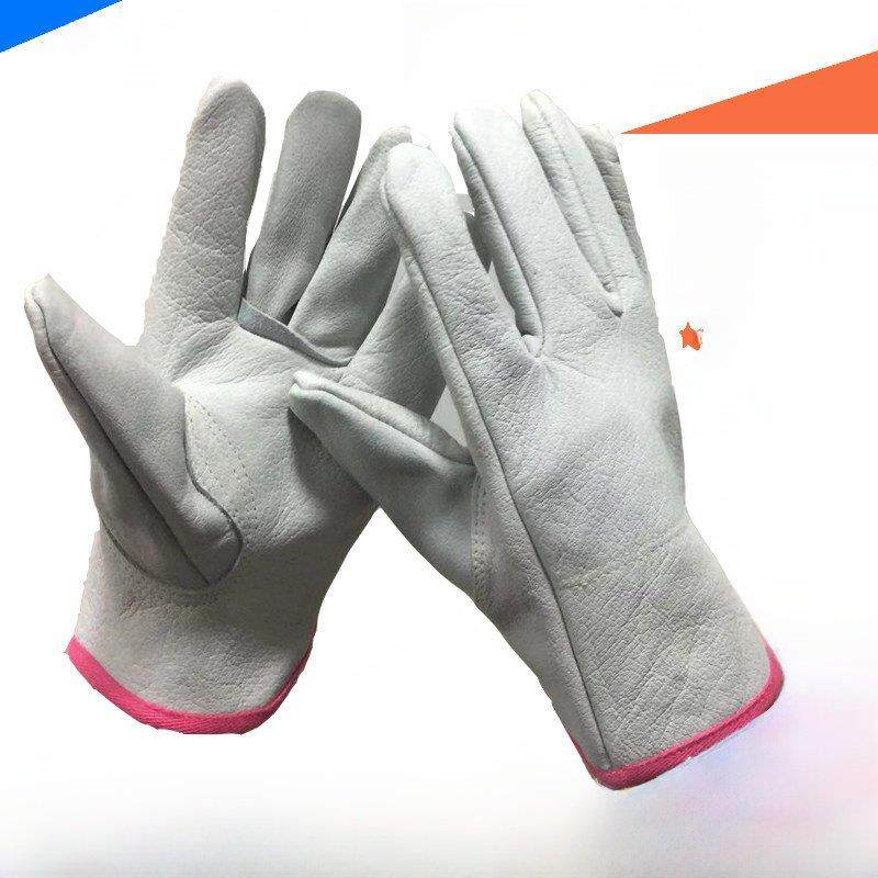全牛皮头层电焊手套司机手套焊工焊接防烫耐高温搬运隔热手套软皮
