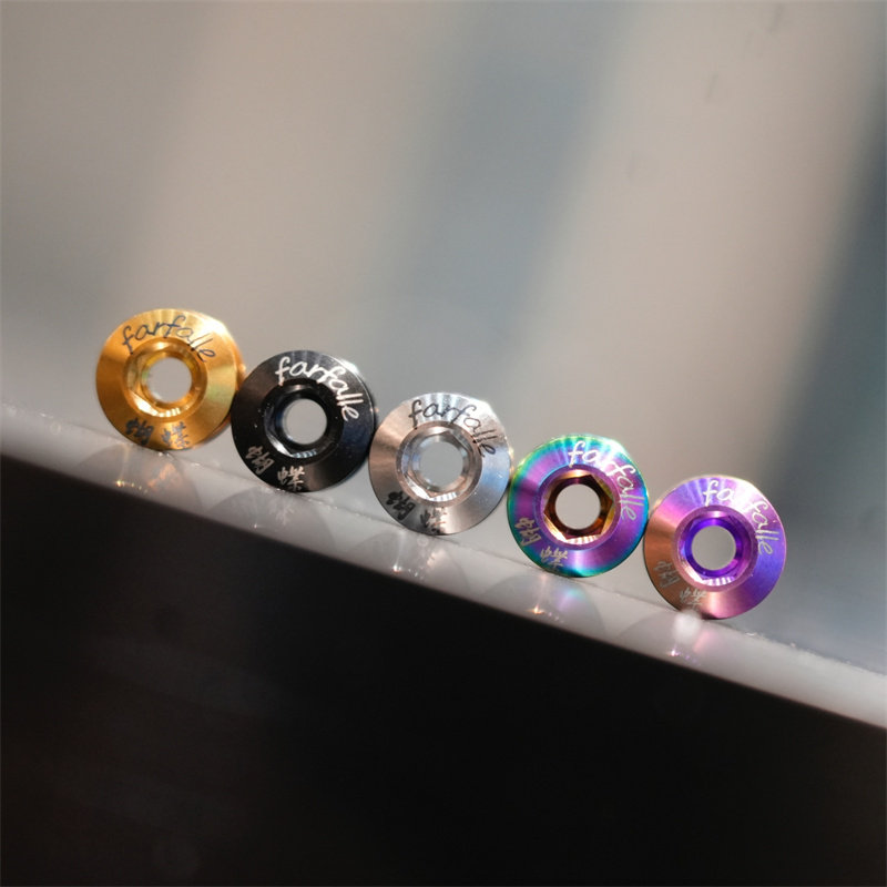 ELILEE XXE公路车碳纤维曲柄大齿盘sigeyi功率计盘爪碟片钛合金盘