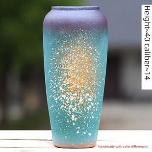 大型陶瓷花盆透气多肉绿色植物花盆悬崖老堆高管九尾狐特细高特大