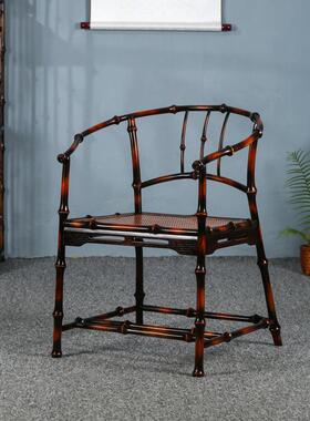 采购产品新型中国风彷古竹家具，明式扶手椅，竹椅，竹背椅，饮茶