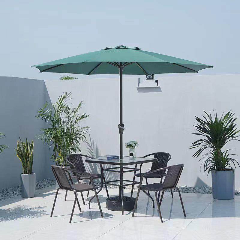 户外桌椅带伞组合庭院露天花园桌椅三件套家用室外休闲阳台折叠桌,电子元器件市场,其它元器件,淘宝优惠券,粉丝福利购,淘宝优惠卷