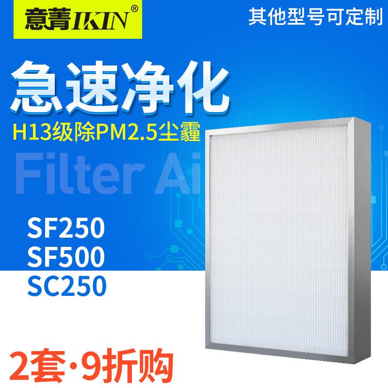 适配远大新风机新风系统高效过滤SF250 SF500 SC250滤网滤芯耗材