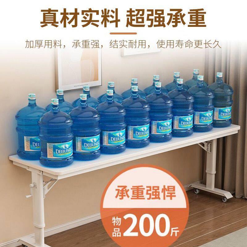 实木升降跨床桌床边靠墙工作台长桌床上可移动书桌懒人床头电脑桌