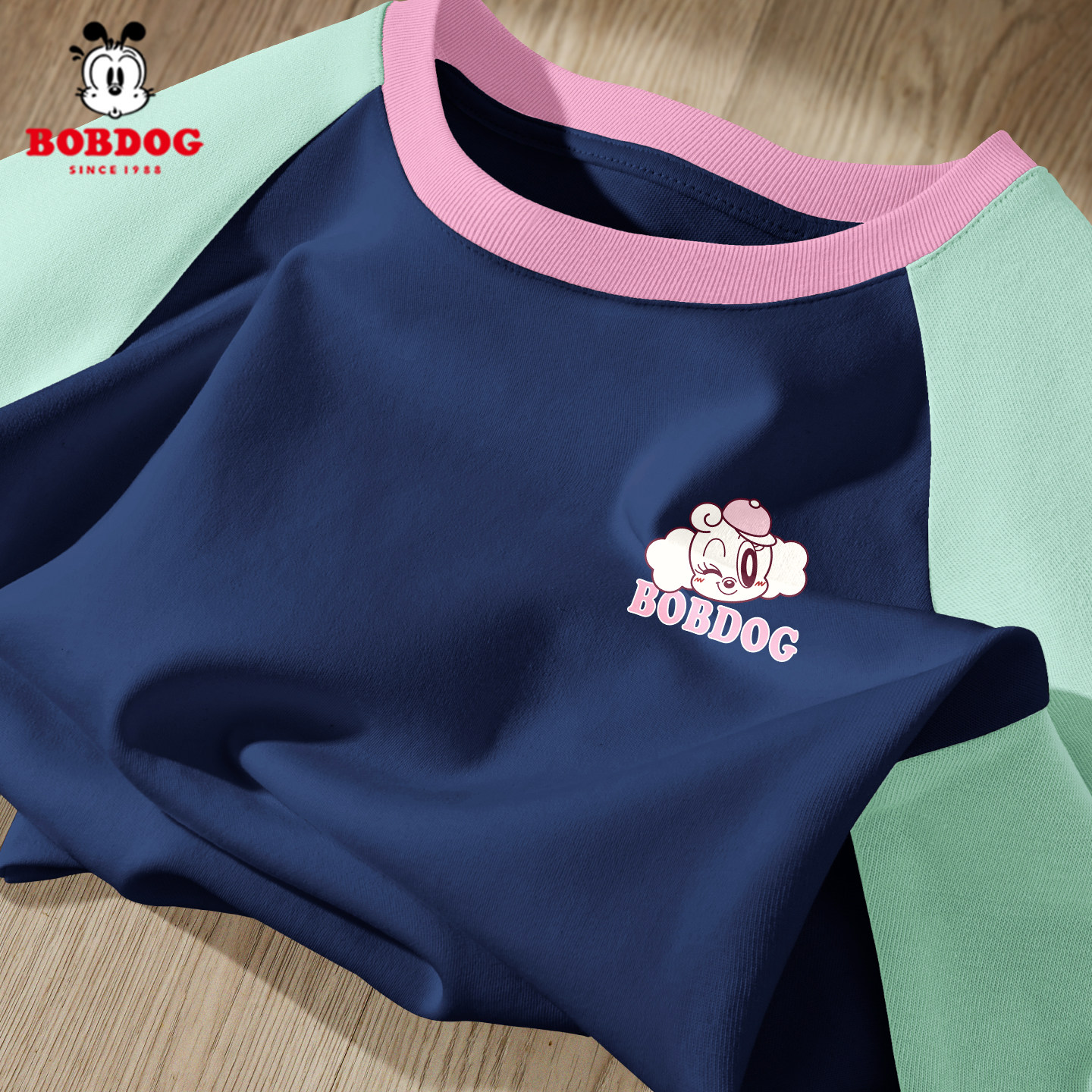 巴布豆卡乐女童时尚T恤新款潮流女孩纯棉衣服超流行儿童休闲长袖