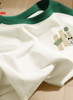 巴布豆童装儿童短袖t恤26新款夏季时尚半袖男孩上衣男童夏装衣服