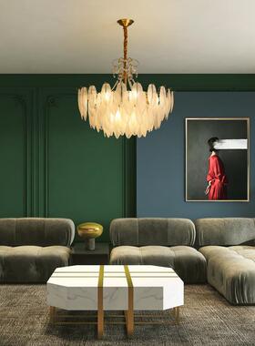 简约高档创意五金玻璃吊调灯家用厅卧室酒69238店亮度吸顶客吊节