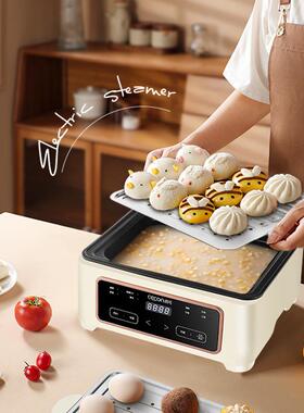 层西可电蒸锅功电火锅容34784量多大能双层三电蒸煮汤蒸煮料理锅K