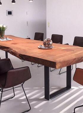 不规板则实边木办公桌北欧设计室师家Z06.09具酒店会议多人整办公