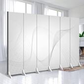 纯易白色屏风隔断简动约LUT现代进O门公司LGO办公室遮挡移折叠简