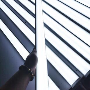 led角灯管长默认项90度直灯条灯家用套光管一体化三角墙角日光灯