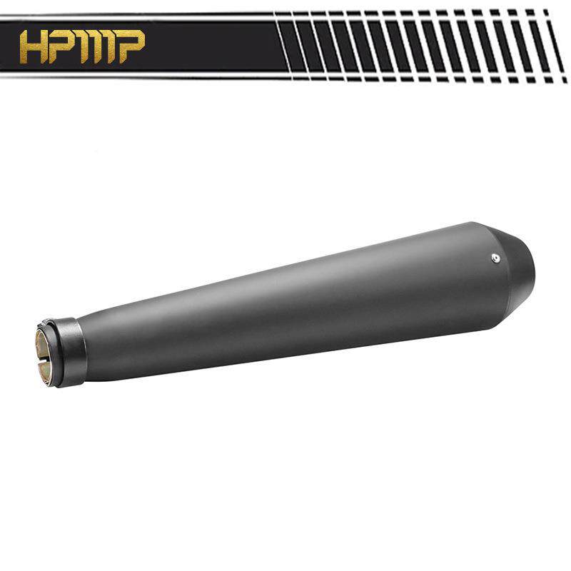 古复摩回托车改装不锈排气管适HP-P001钢用巡航太子圆形直排压消