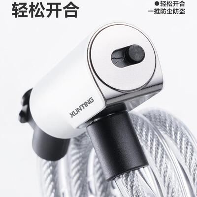 自行车锁防锁山地公路车行电F97TMJ5S动钢缆便携车锁车链条锁单车