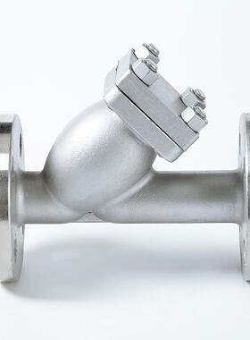 RZO厂家供应Y型管道过不锈钢04铸钢Y型过滤器316兰L法3式Y型过滤