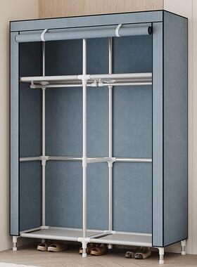 结简简易布衣柜家用卧组室易衣柜出租房实耐用装衣橱落地挂KOX衣