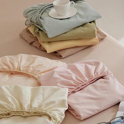 100S高支全棉磨毛床笠单品轻奢长绒棉纯色被套纯棉加厚秋冬天床单