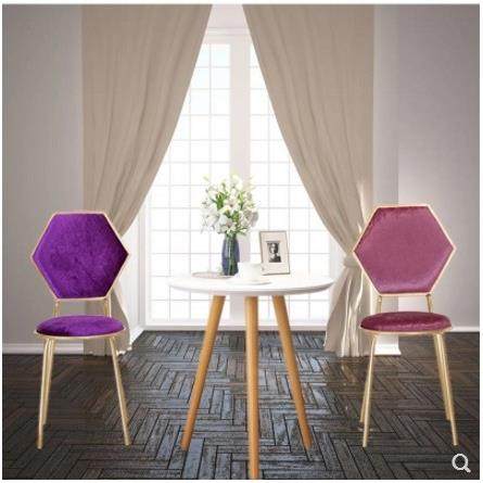 简约现代铁艺餐椅金色梳妆椅靠背绒布美甲凳咖啡厅奶茶店休闲椅子,鲜花速递/花卉仿真/绿植园艺,割草机/草坪机,淘宝优惠券,粉丝福利购,淘宝优惠卷