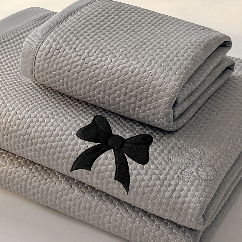 夏季A类床笠款冰丝席冰豆豆凉席床单三件套可机洗空调席软席凉垫.