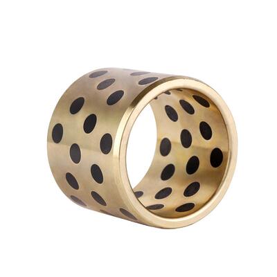 JDB内径35MM镶嵌石墨含油自润滑套衬套耐磨无油轴承铜套铜MPBZ导