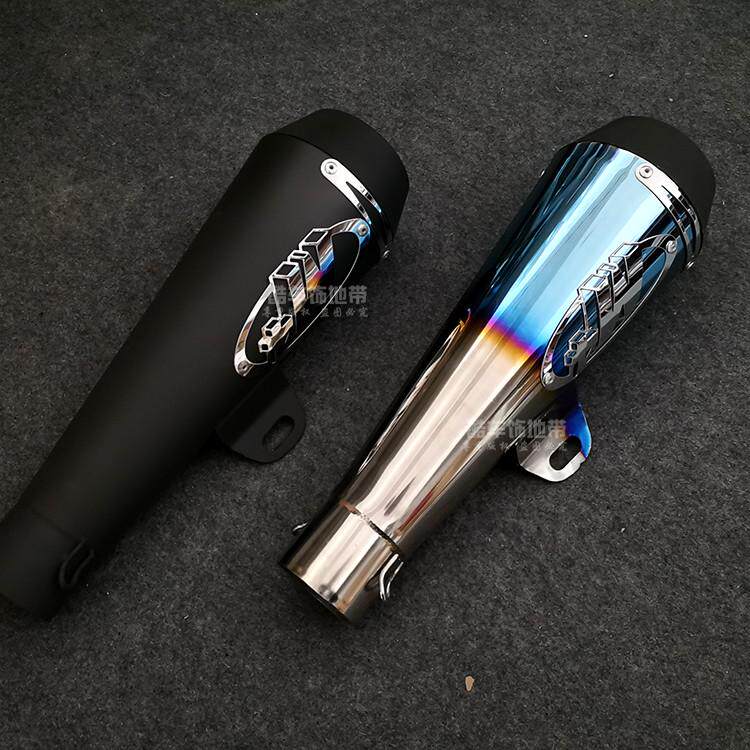 摩托车大排量改装跑车排气管地平线150/250/350M4机车炸排气管街