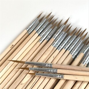 狼嚎水粉笔工业用油漆毛笔水彩画笔国画毛笔大中小颜料笔刷勾新品