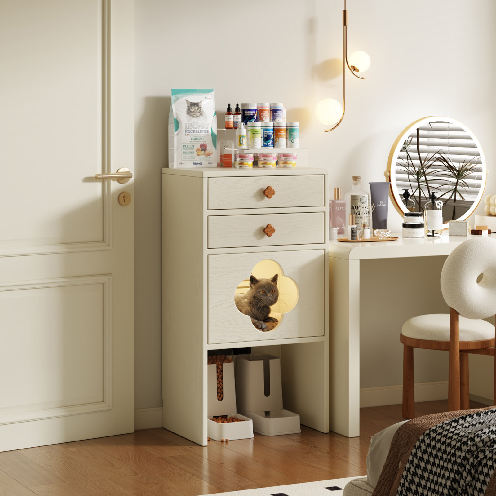 小户型家用抽屉斗柜实木猫窝置物柜小边柜宠物角柜收纳柜沙发侧边,住宅家具,斗柜,淘宝优惠券,粉丝福利购,淘宝优惠卷