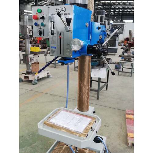 齿轮传动立式钻床Z5032Z5040Z5045圆柱型立钻攻打孔机1.5KW