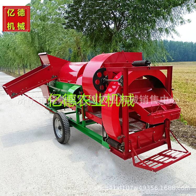 新款家用大型电动干湿两用双滚筒打摘脱花生摘果机花生秧果脱粒