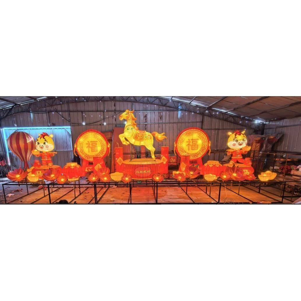 马年花灯鱼灯彩灯户外2026定制景区元宵节现货花车大型花灯春节,节庆用品/礼品,花灯,淘宝优惠券,粉丝福利购,淘宝优惠卷