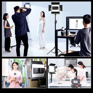 W66摄0拍室S专业级摄影像打光灯W660S模特摄补光灯内外直播采访摄